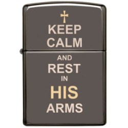 ENCENDEDOR ZIPPO DISEÑO CONSERVA LA CALMA