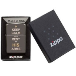 ENCENDEDOR ZIPPO DISEÑO CONSERVA LA CALMA