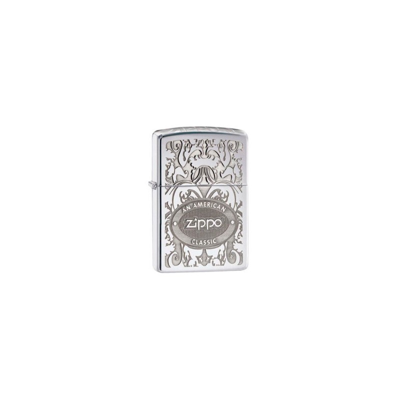 ENCENDEDOR ZIPPO DISEÑO CORONA