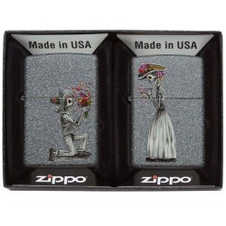 SET DE REGALO ENCENDEDORES ZIPPO CALAVERA