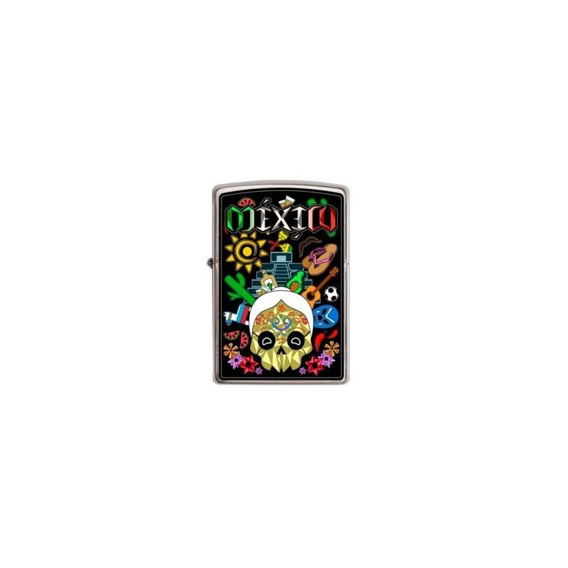 ENCENDEDOR ZIPPO DISEÑA TU MEXICO VIDA MEXICANA