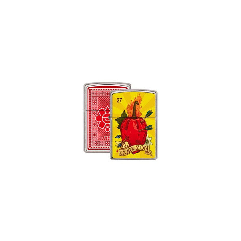 ENCENDEDOR ZIPPO DISEÑA TU MEXICO ARDE CORAZON HABANERO
