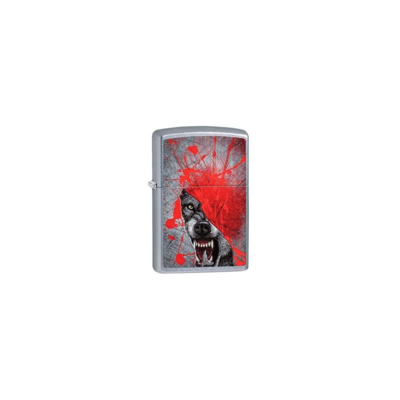 ENCENDEDOR ZIPPO LOBO SANGRIENTO