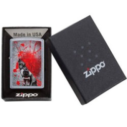 ENCENDEDOR ZIPPO LOBO SANGRIENTO