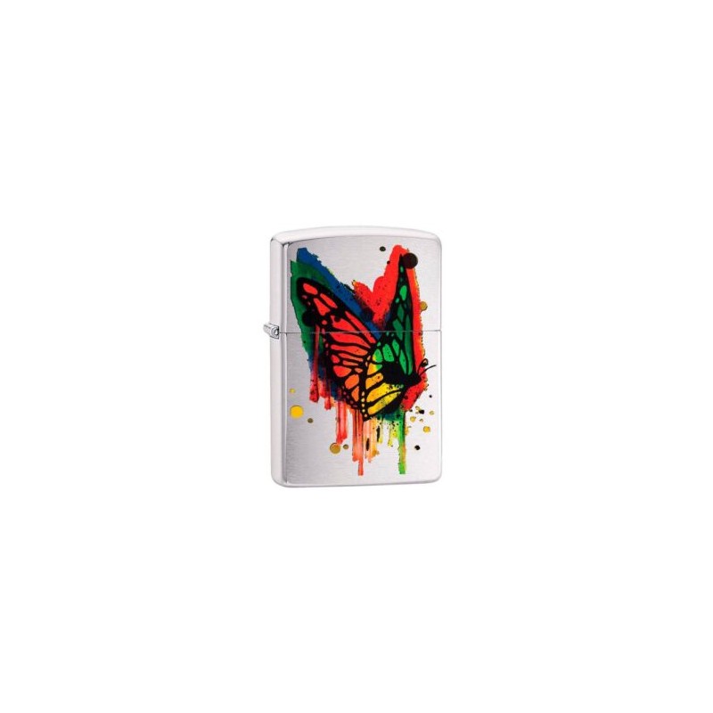 ENCENDEDOR ZIPPO MARIPOSA COLORIDA