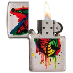 ENCENDEDOR ZIPPO MARIPOSA COLORIDA
