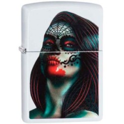 ENCENDEDOR ZIPPO MUJER CON ROSTRO PINTADO
