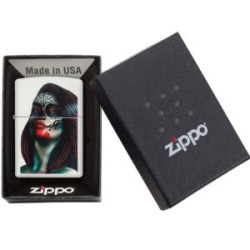ENCENDEDOR ZIPPO MUJER CON ROSTRO PINTADO