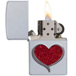 ENCENDEDOR ZIPPO CORAZON BRILLANTE