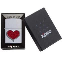 ENCENDEDOR ZIPPO CORAZON BRILLANTE