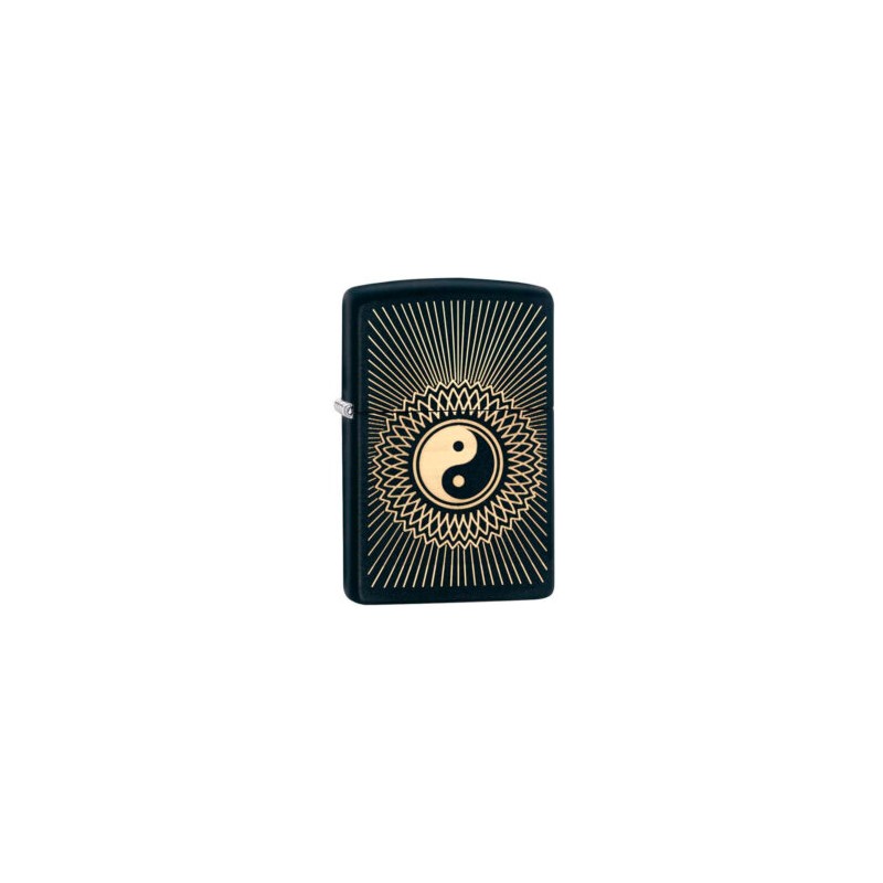 ENCENDEDOR ZIPPO NEGRO YIN YANG
