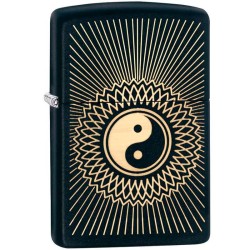 ENCENDEDOR ZIPPO NEGRO YIN YANG