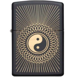 ENCENDEDOR ZIPPO NEGRO YIN YANG