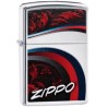 ENCENDEDOR ZIPPO CROMADO HOJAS