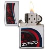 ENCENDEDOR ZIPPO CROMADO HOJAS