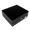 HUMIDOR PARK LANE NEGRO BRILLANTE CON ACCESORIOS NIQUELADOS