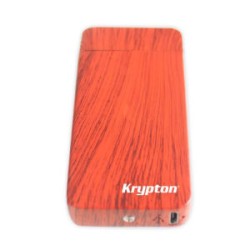ENCENDEDOR ELECTRONICO KRYPTON VINTAGE ROJO CON CABLE USB INTEGRADO