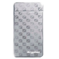 ENCENDEDOR ELECTRONICO KRYPTON GRIS CON CABLE USB INTEGRADO