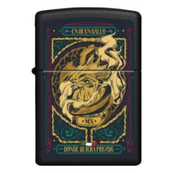 ENCENDEDOR ZIPPO DISEÑA TU MEXICO UN BUEN GALLO