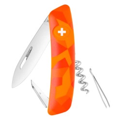 NAVAJA SWIZA MODELO JUVENIL NARANJA 4 HERRAMIENTAS, 6 USOS