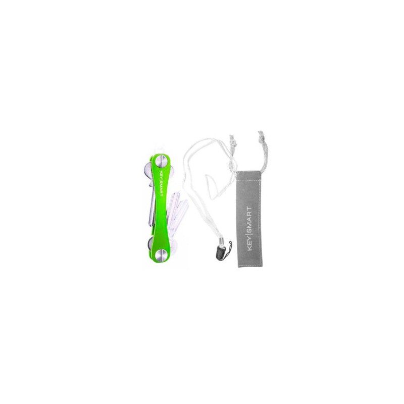 KEYSMART PARA 8 LLAVES COLOR VERDE EN BOLSA TIPO ZIPLOC
