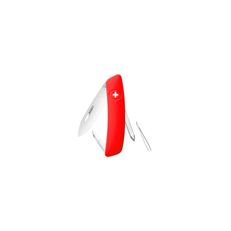 NAVAJA SWIZA DESATORNILLADOR COLOR ROJO 4 HERRAMIENTAS