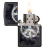 ENCENDEDOR ZIPPO SEÑAL DE LA PAZ Y BANDERA