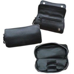 PORTAPIPA TABAQUERA PARK LANE PIEL VACUNO COLOR NEGRO MEDIANA