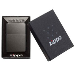 ENCENDEDOR ZIPPO CLASICO GRIS OSCURO