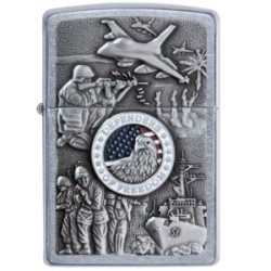 ENCENDEDOR ZIPPO DEFENSORES DE LA LIBERTAD