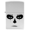 ENCENDEDOR ZIPPO BLANCO MASCARA DIA DE MUERTOS