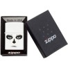 ENCENDEDOR ZIPPO BLANCO MASCARA DIA DE MUERTOS