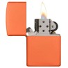 ENCENDEDOR ZIPPO NARANJA MATE