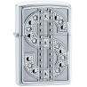ENCENDEDOR ZIPPO CROMADO BRILLANTE EMBLEMA BLING