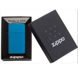 ENCENDEDOR ZIPPO SLIM SAPPHIRE