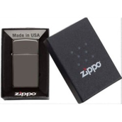 ENCENDEDOR ZIPPO SLIM BLACK ICE