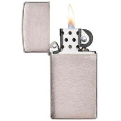 ENCENDEDOR ZIPPO SLIM CROMADO MATE