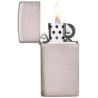 ENCENDEDOR ZIPPO SLIM CROMADO MATE