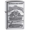 ENCENDEDOR ZIPPO CROMADO BRILLANTE EMBLEMA JIM BEAN