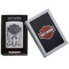 ENCENDEDOR ZIPPO CROMADO MATE HARLEY DAVIDSON MADE USA EMBLEMA