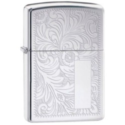 ENCENDEDOR ZIPPO CROMADO BRILLANTE VENECIANO