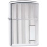 ENCENDEDOR ZIPPO CROMADO BRILLANTE RAYAS VERTICALES ENGINE TURNED