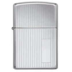 ENCENDEDOR ZIPPO CROMADO BRILLANTE RAYAS VERTICALES ENGINE TURNED