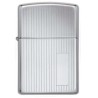 ENCENDEDOR ZIPPO CROMADO BRILLANTE RAYAS VERTICALES ENGINE TURNED