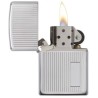 ENCENDEDOR ZIPPO CROMADO BRILLANTE RAYAS VERTICALES ENGINE TURNED