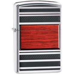 ENCENDEDOR ZIPPO ACERO Y MADERA