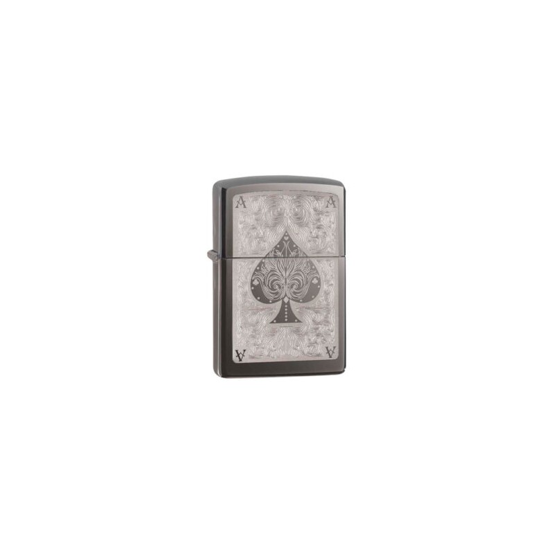 ENCENDEDOR ZIPPO AS NEGRO