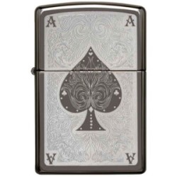 ENCENDEDOR ZIPPO AS NEGRO