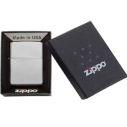 ENCENDEDOR ZIPPO CROMADO BRILLANTE