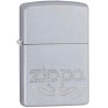 ENCENDEDOR ZIPPO SCROLL CROMADO SATINADO